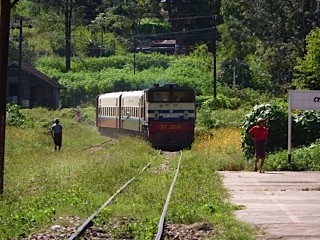 Our Kalaw to Heho train - 3 hours of very rickety rolling fun!