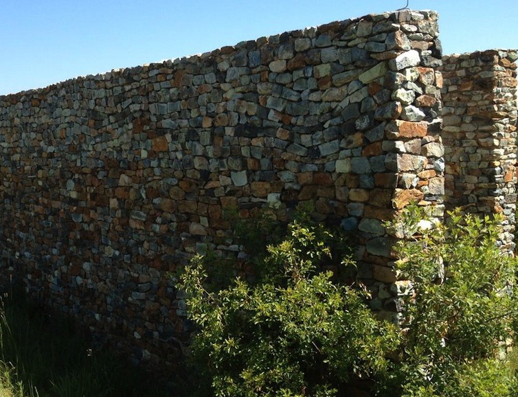 Stone walls at the Forum Homini