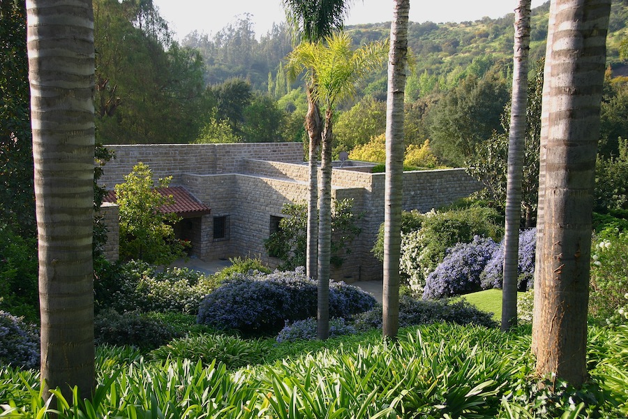 Landscaped terraces at the Allende garden. Design Juam Grimm