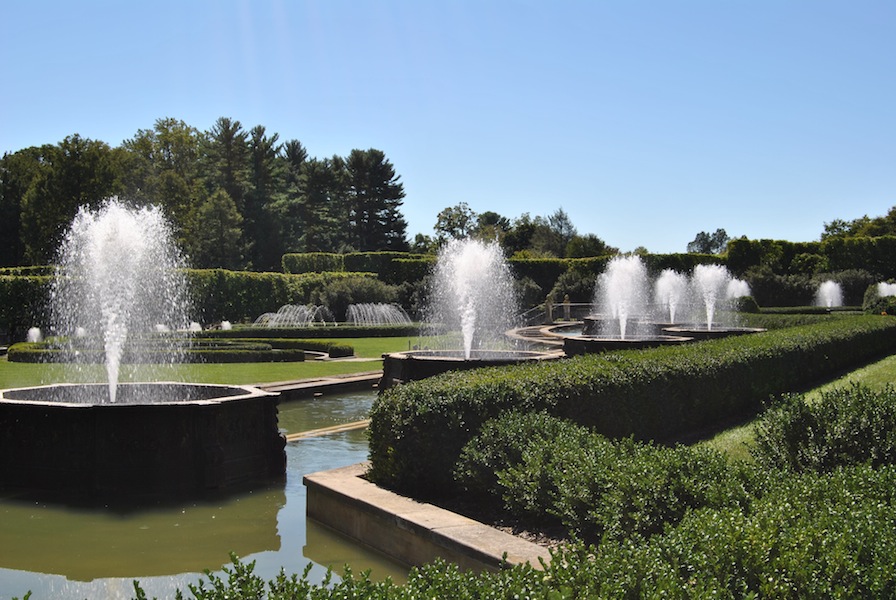 Longwood Gardens fountains