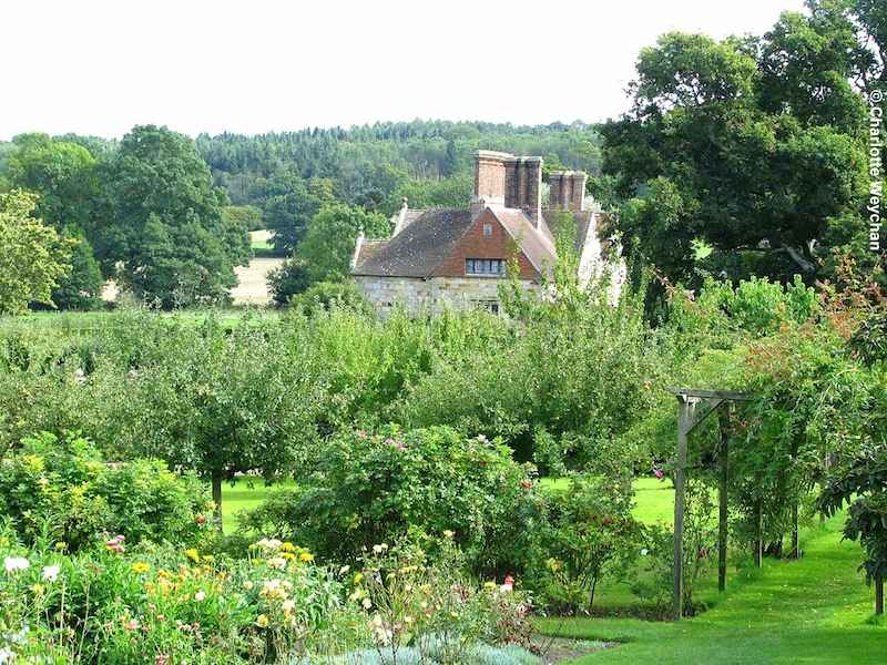 Batemans and orchard. Photo courtesy Charlotte Weychan, The Galloping Gardener