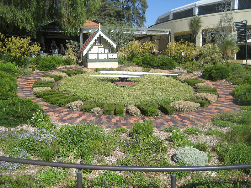 Floral Clock Kings Park, Western Australia. Photo by Moondyne 2011