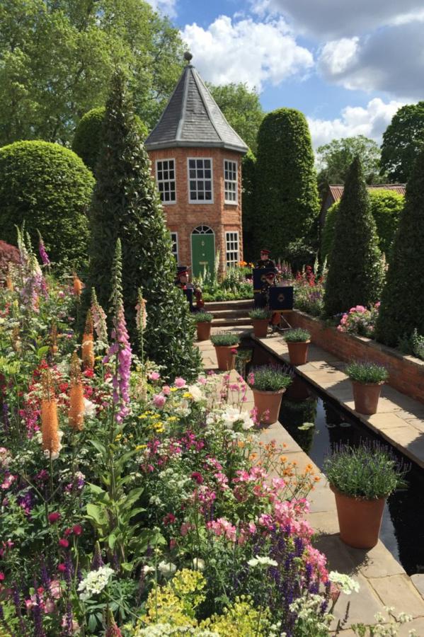 The Harrods British Eccentrics Garden designed by Diarmuid Gavin. Chelsea Flower Show 2016