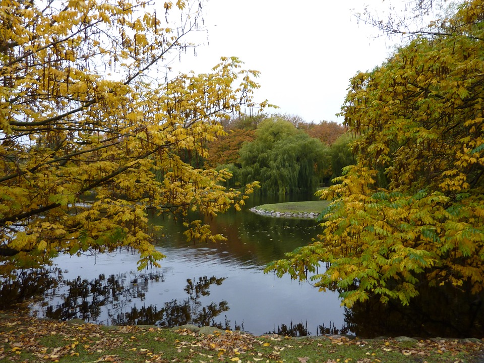 Castle Garden (Slottsparken), Malmö in autumn