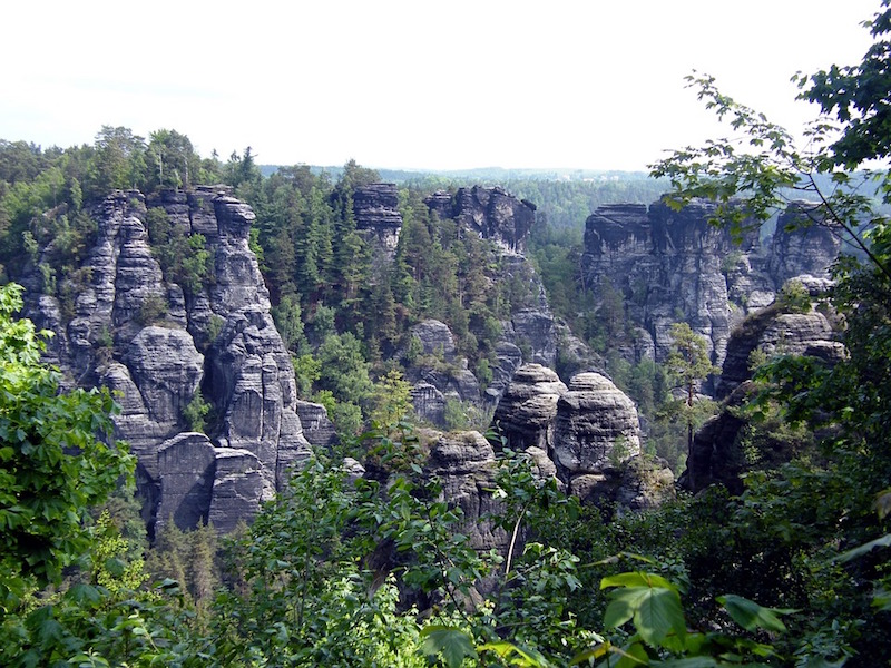 Elbe Sandstone Mountains between Saxony and the Czech Republic