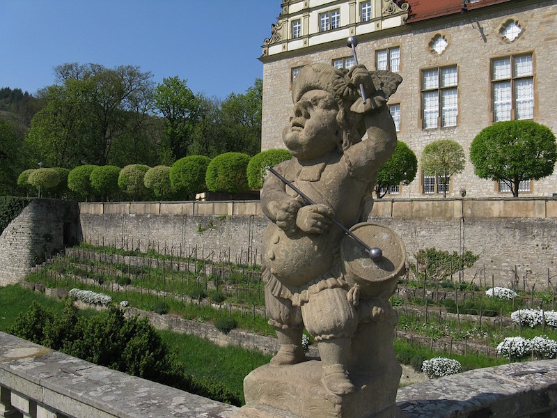Sculpture at Schlossgarten Weikersheim, Germany